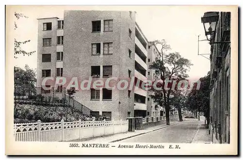 Ansichtskarte AK Nanterre Avenue Henri Martin