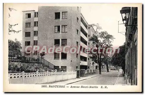 Cartes postales Nanterre Avenue Henri Martin