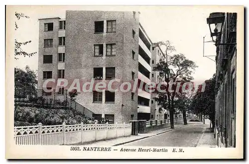 Ansichtskarte AK Nanterre Avenue Henri Martin