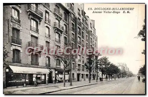 Cartes postales Boulogne Billancourt Avenue Victor Hugo