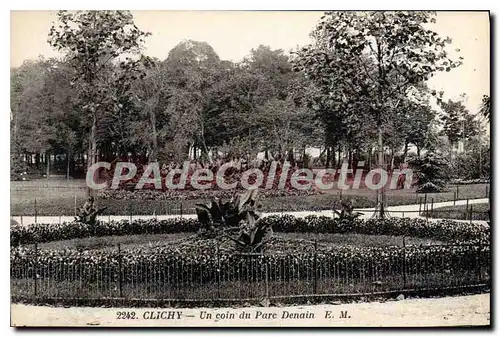 Ansichtskarte AK Clichy un coin du Parc Denain