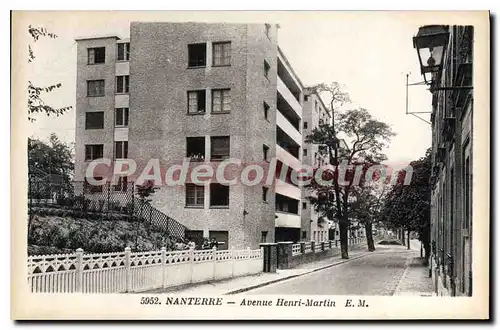 Cartes postales Nanterre Avenue Henri Martin