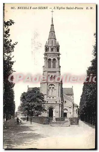 Cartes postales Neuilly sur Seine L'Eglise Saint Pierre