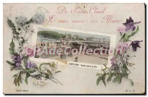 Cartes postales Saint Cloud Grande Entree du Parc