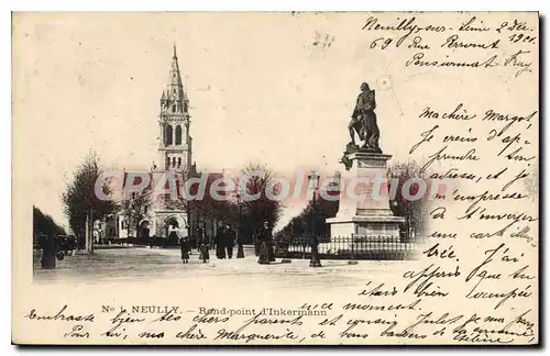 Cartes postales Neuilly Rond point d'Inkermann