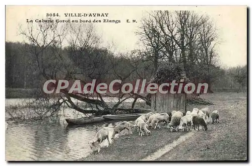 Ansichtskarte AK Ville d'Avray La Cabane Corot au bord des Etangs