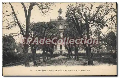 Ansichtskarte AK Asnieres Hotel de Ville Le Parc