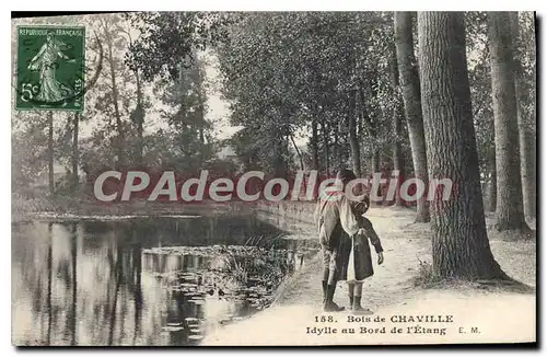 Ansichtskarte AK Bois de Chaville Idylle au bord de l'Etang