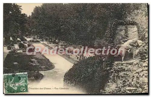 Cartes postales Asnieres Cimetiere des Chiens Vue generale