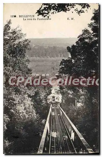 Ansichtskarte AK Bellevue La voie du Funiculaire