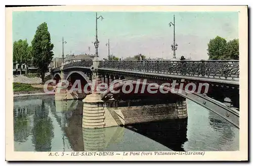 Cartes postales Ile Saint Denis Le Pont (vers Villeneuve la Garenne)