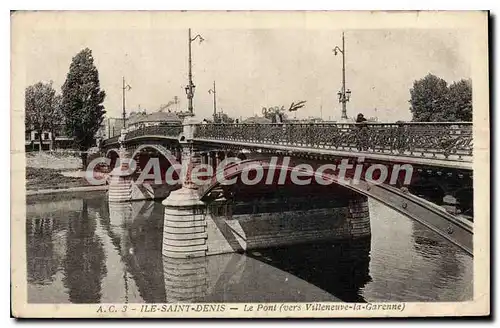 Ansichtskarte AK Ile Saint Denis Le Pont (vers Villeneuve la Garenne)