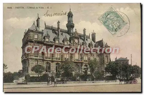 Cartes postales Pantin L'Hotel de Ville