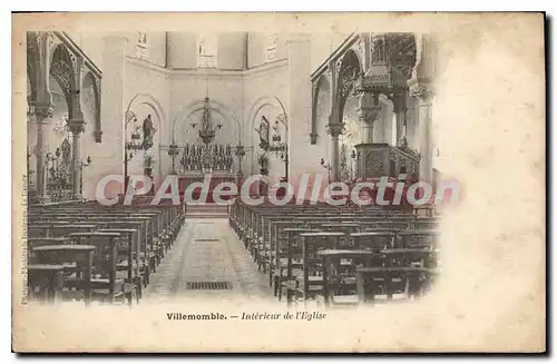 Cartes postales Villemomble Interieur de l'Eglise