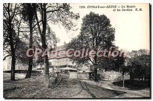 Ansichtskarte AK Epinay sur Seine La Mairie et les Jardins