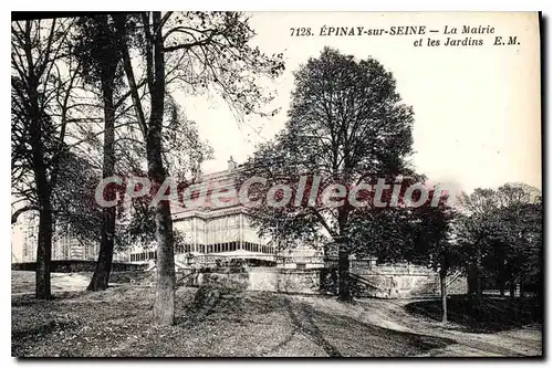 Ansichtskarte AK Epinay sur Seine La Mairie et les Jardins