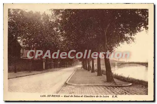 Ansichtskarte AK St Denis Quai de Seine et Chantiers de la Loire