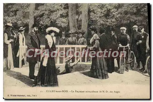 Ansichtskarte AK Clichy sous Bois La Fontaine miraculeuse de N. D. des Anges