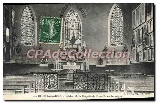 Cartes postales Clichy sous Bois Interieur de la Chapelle de Notre Dame des Anges