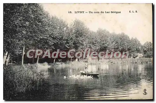 Cartes postales Livry Un coin du Lac Sevigne