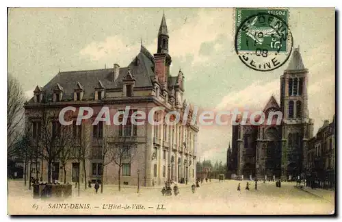 Cartes postales Saint Denis L'Hotel de Ville