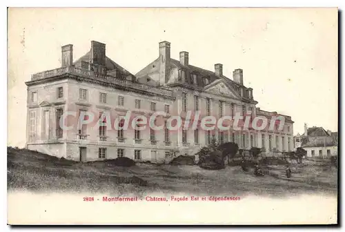 Cartes postales Montfermeil Chateau Facade Est et dependances