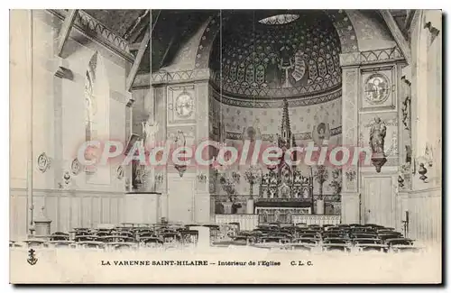 Ansichtskarte AK La Varenne Saint Hilaire Interieur de l'Eglise