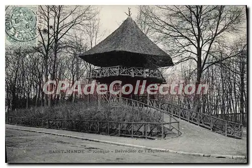 Ansichtskarte AK Saint Mande Kiosque Belvedere de l'Esplanade