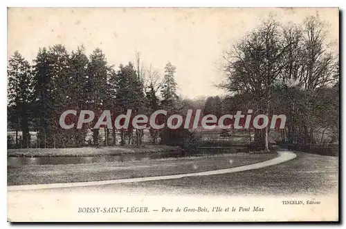 Ansichtskarte AK Boissy Saint Leger Parc de Gros Bois l'Ile et le Pont Max