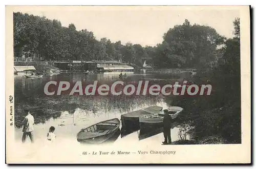 Cartes postales Le tour de Marne Vers Champigny