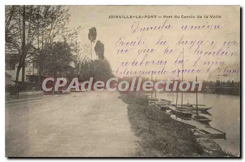 Cartes postales Joinville Le Pont Port du Cercia de la Volle