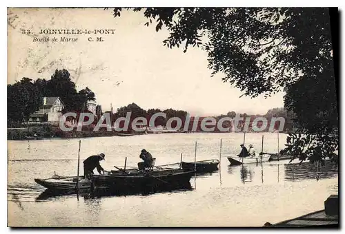 Cartes postales Joinville le Pont Bords de la Marne