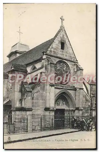 Cartes postales Arcueil Cachan Facade de l'Eglise