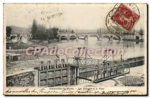 Cartes postales Joinville le Pont Les Ecluser etle Pont