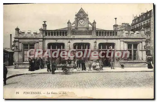Cartes postales Vincennes La Gare