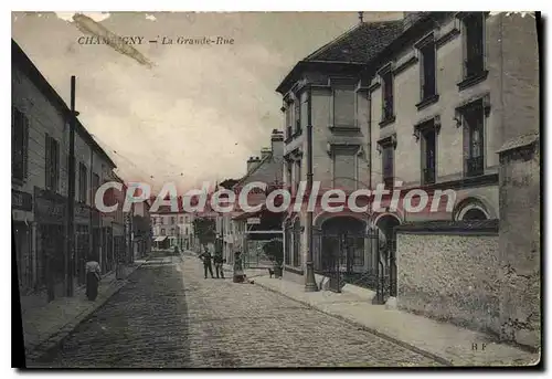 Cartes postales Champigny La Grande Rue