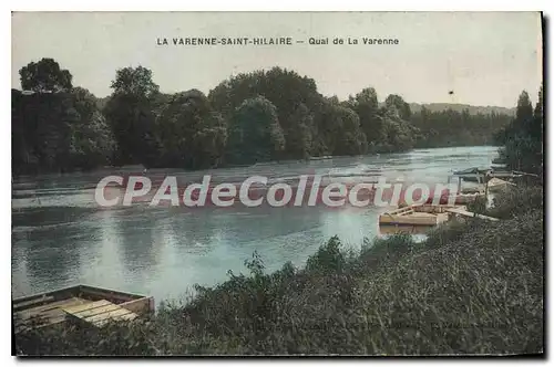 Cartes postales La Varenne Saint Hilaire  Quai de la Varenne