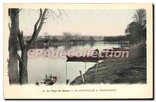 Ansichtskarte AK Le Tour de Marne de joinville a Champigny