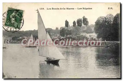 Cartes postales Les Bords de la Marne Les Regates