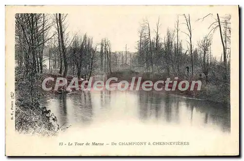 Cartes postales Le tour de Marne De Champigny a Chennevieres