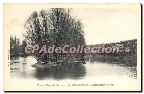 Cartes postales Le tour de Marne de Champigny a Chennevieres