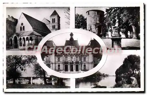 Cartes postales Saint Maur L'Eglise et le Square de l'Abbaye La Mairie Le Pont de Creteil Le quai de la Pie