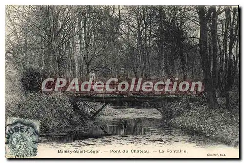 Ansichtskarte AK Boissy Saint Leger Pont du Chateau La Fontaine