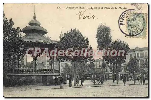 Cartes postales Alfortville Kiosque et Place de la Mairie