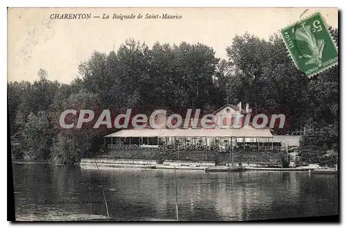 Cartes postales Charenton La Baignade de Saint Maurice
