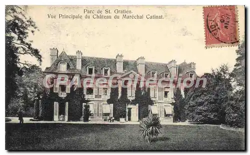 Cartes postales Parc de St Gratien Vue principale du Chateau du Narechal Catinat