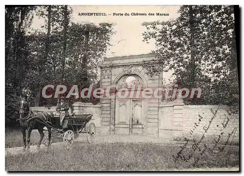 Ansichtskarte AK Argenteuil Porte du Chateau des Marais