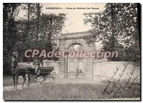Cartes postales Argenteuil Porte du Chateau des Marais