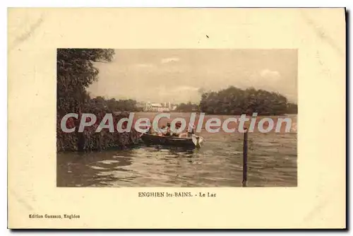 Cartes postales Enghien les Bains Le Lac