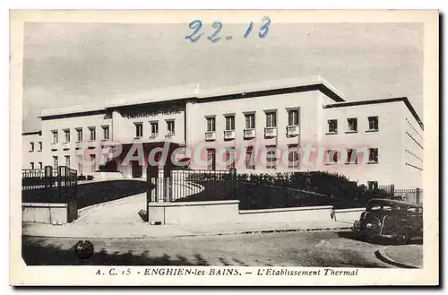 Cartes postales Enghien les Bains L'Etabliseement Thermal